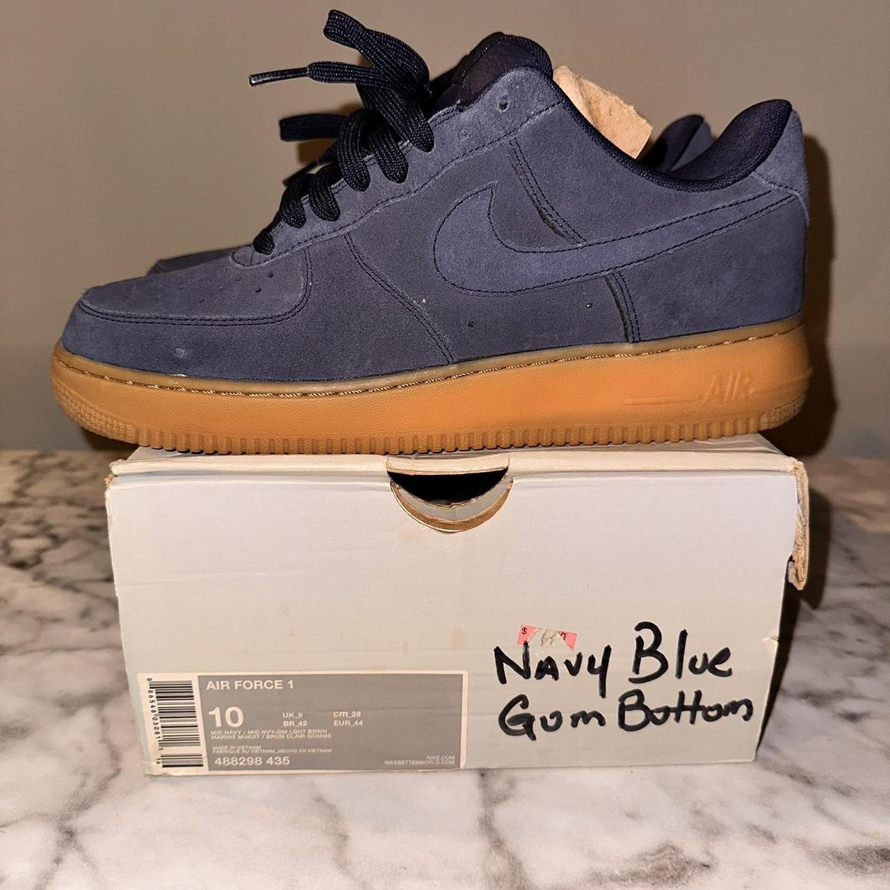mens navy blue air force 1