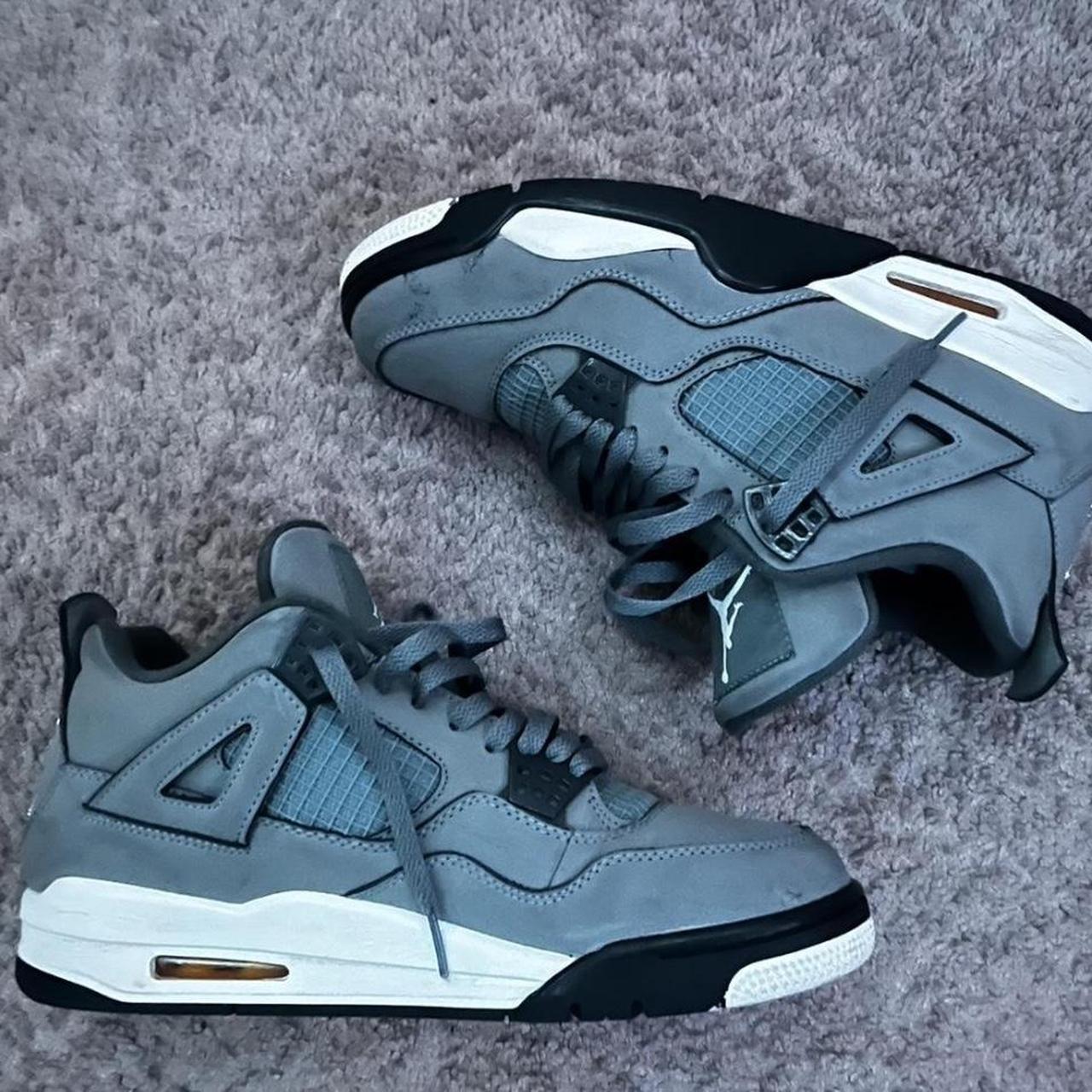 jordan 4 grey and green