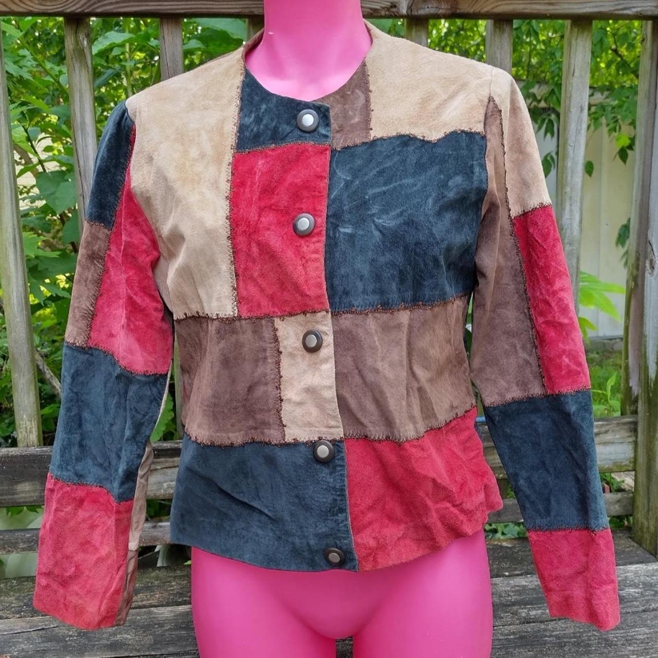 Vintage Women's Jacket - Multi - S – Patchwork Le… - image 1