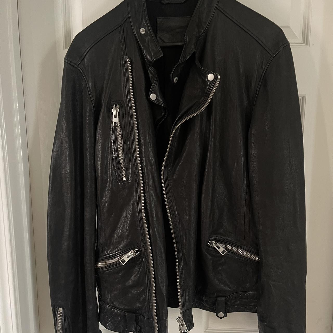 AllSaints Men's Black Jacket | Depop