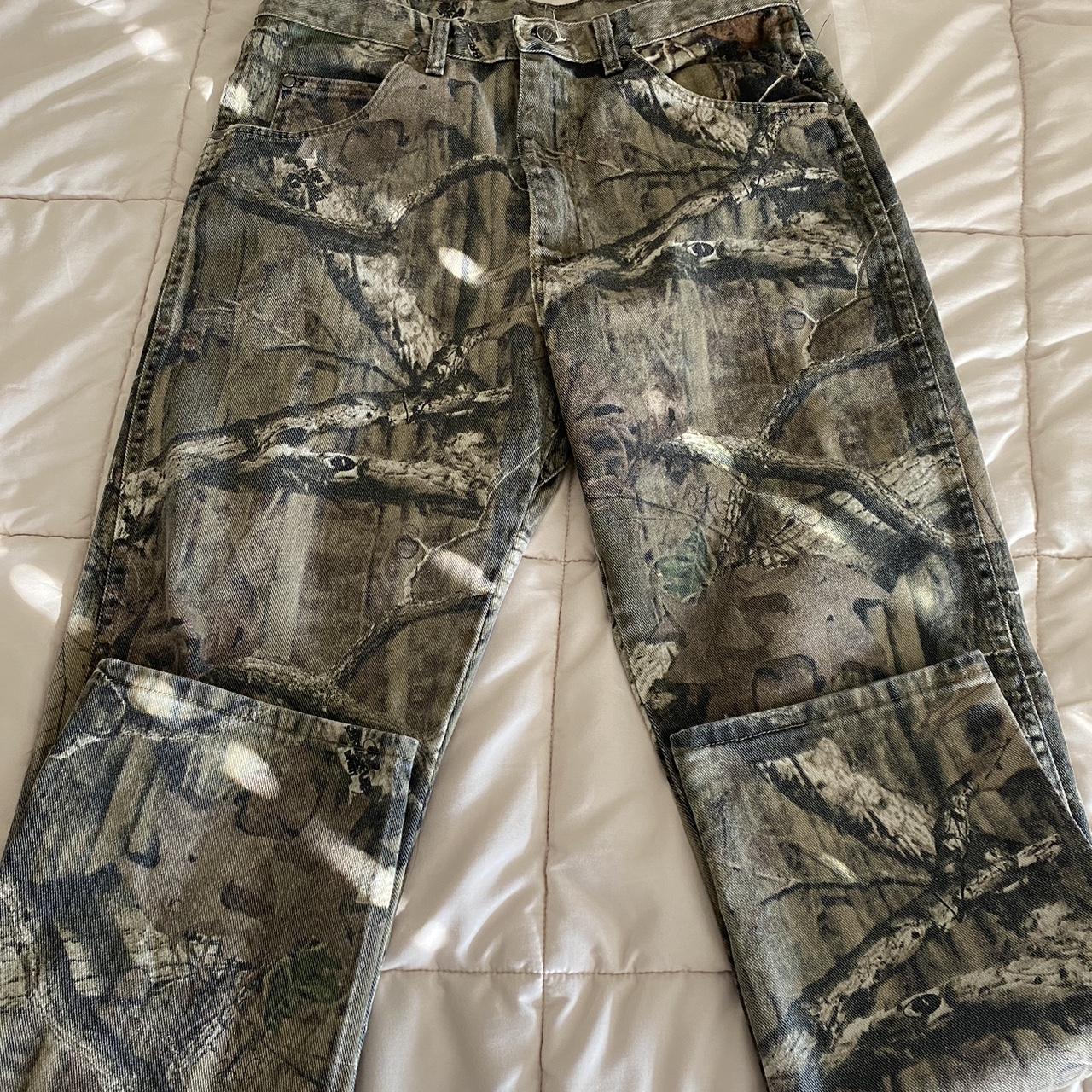 Wrangler Pro Gear camo pants. Relaxed fit. Size:... - Depop