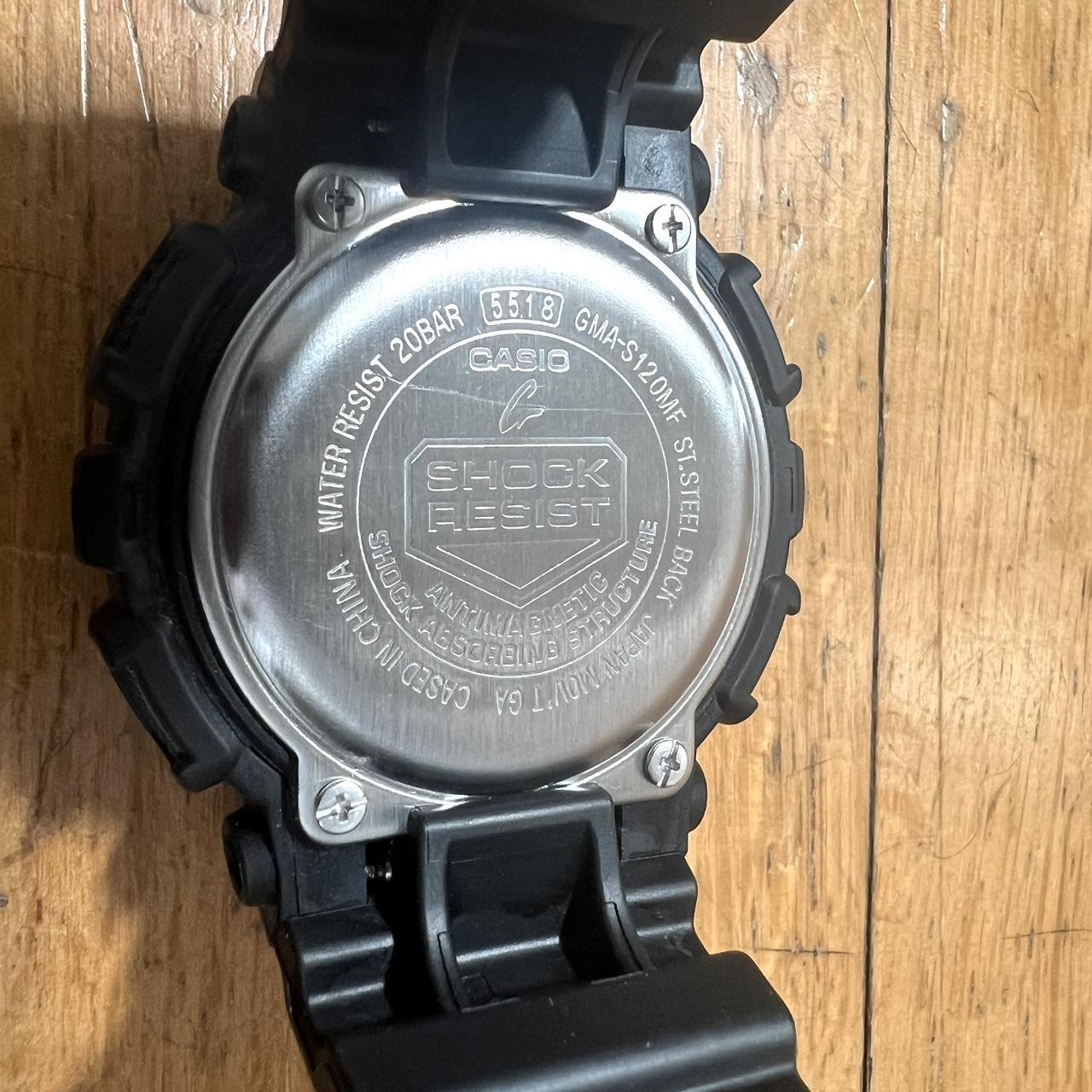 Casio Men's Black and Silver Watch | Depop