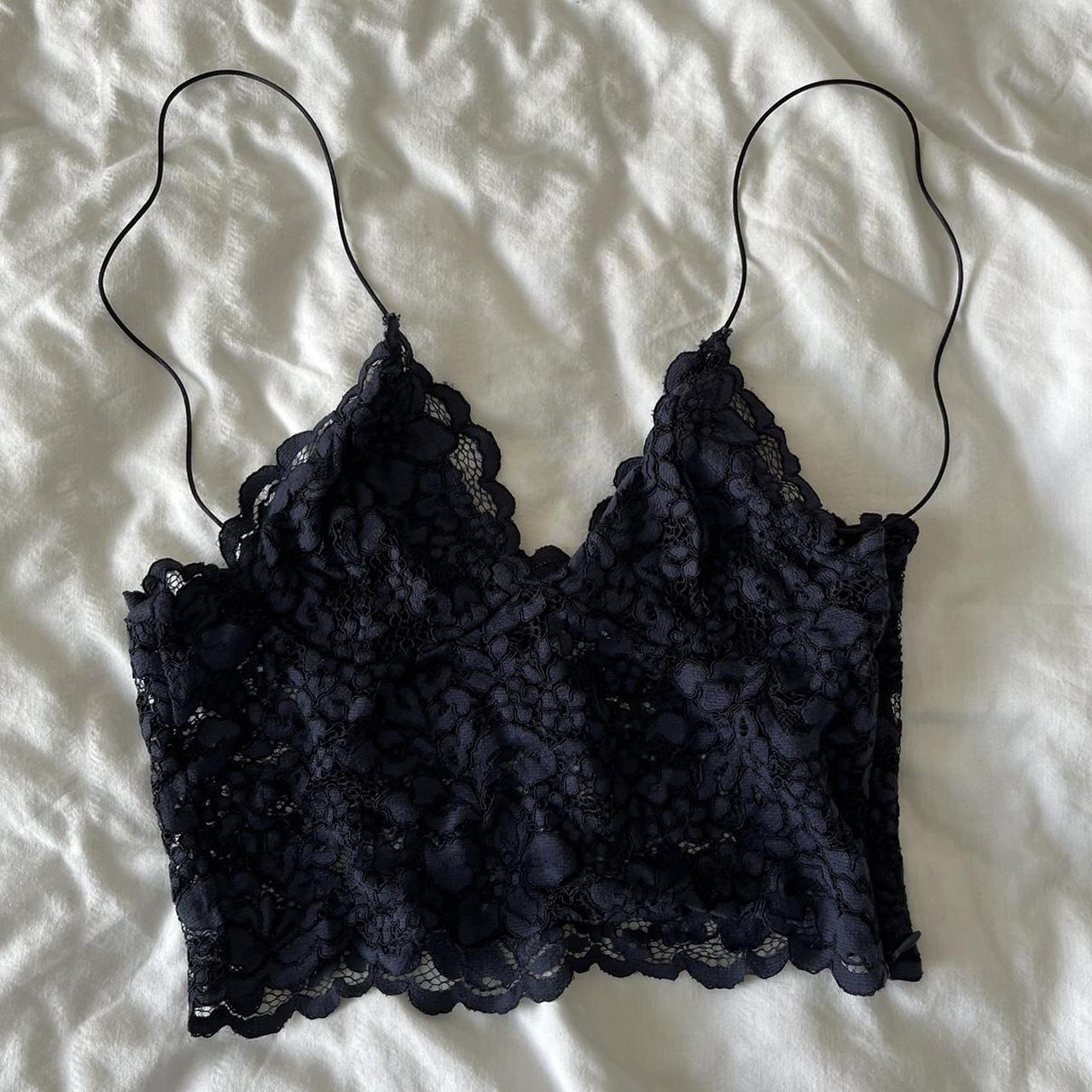 Zara lace bralette top, never worn, brand new with - Depop