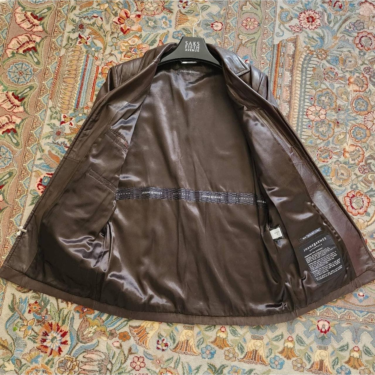 Jhane barnes clearance leather jacket