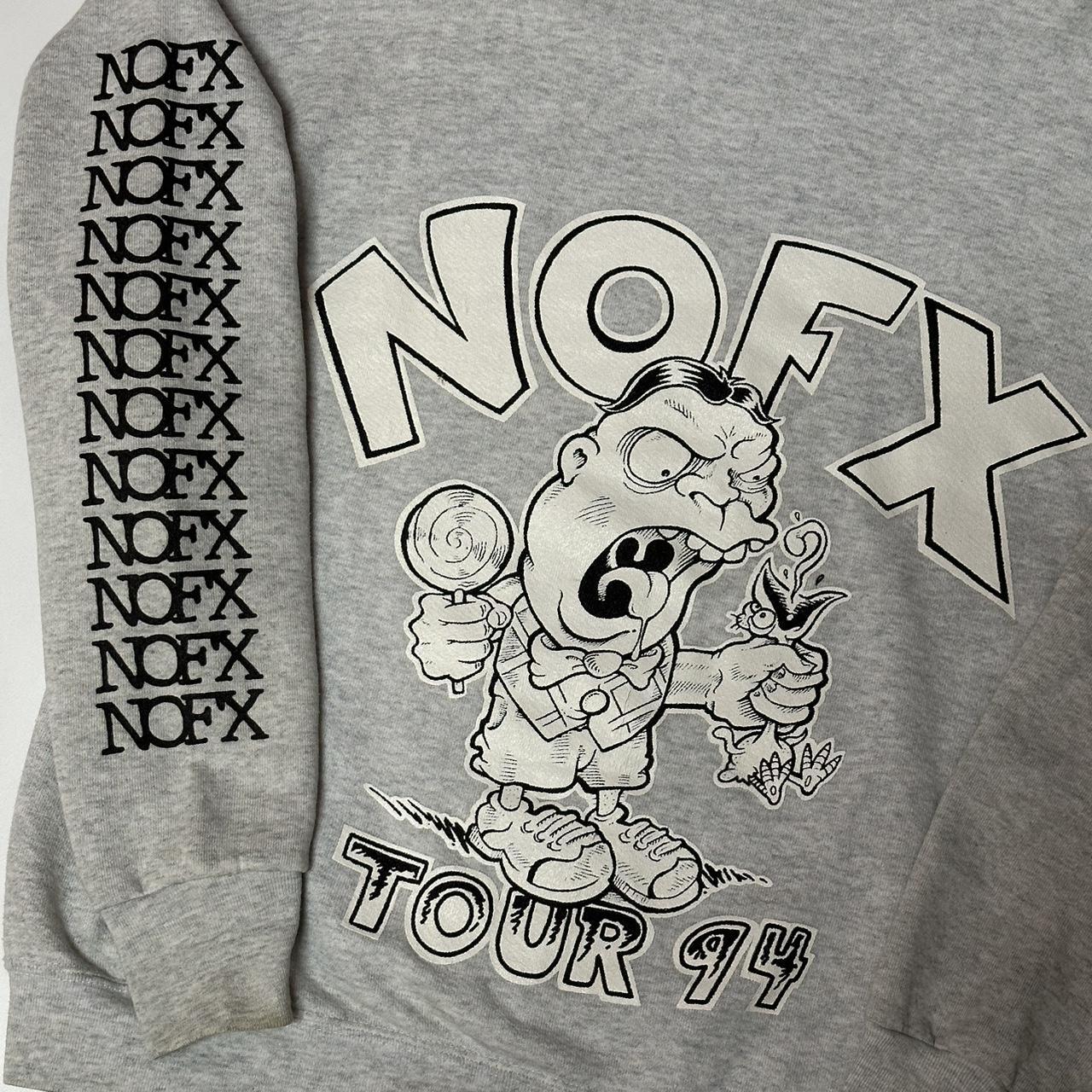 Vintage 90's Hoodie “ NOFX TOUR 94 Size : XL #nofx | Depop Vintage 90's Hoodie “ NOFX TOUR 94 Size : XL #nofx | Depop