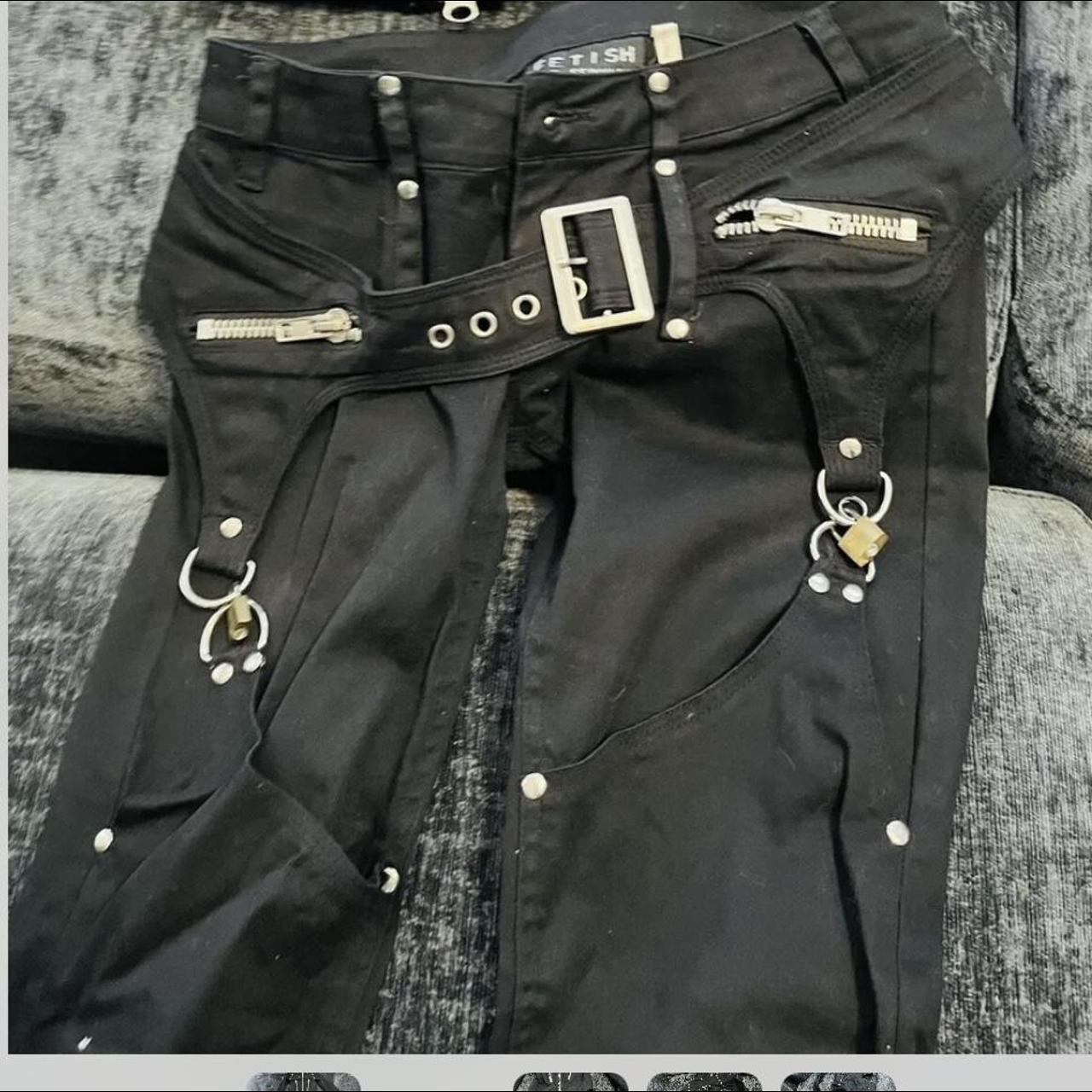 ISO. Lip Service Bondage pants. Willing to pay... - Depop