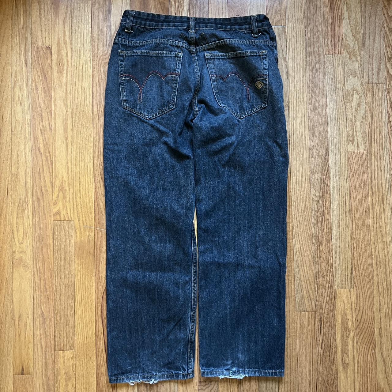 Vintage Y2K Mecca Jeans Straight leg fit Size:... - Depop