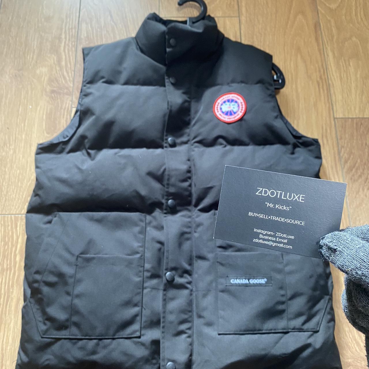 Canada Goose Black Gilet Red Label Size Large. Depop