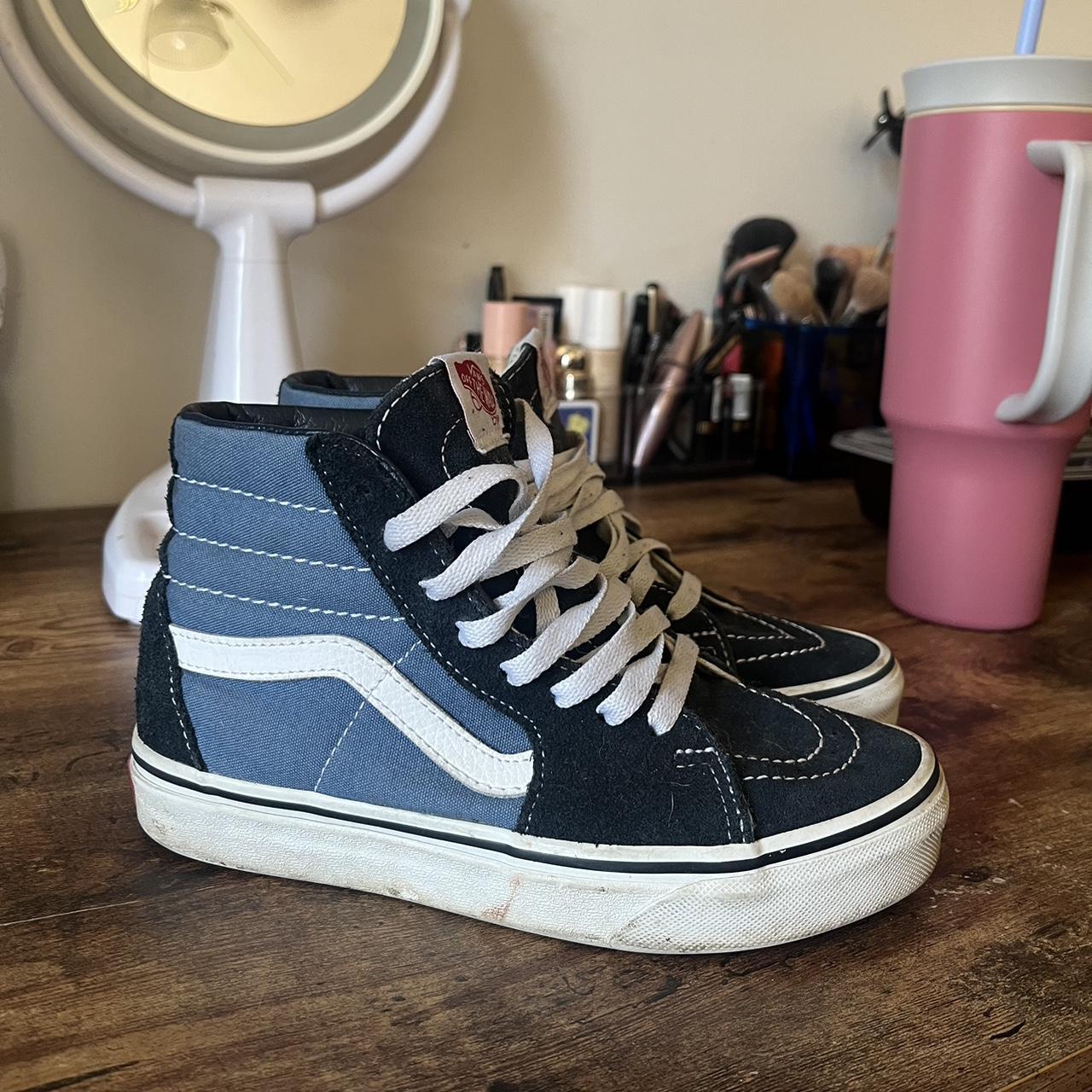 vans high tops kids navy