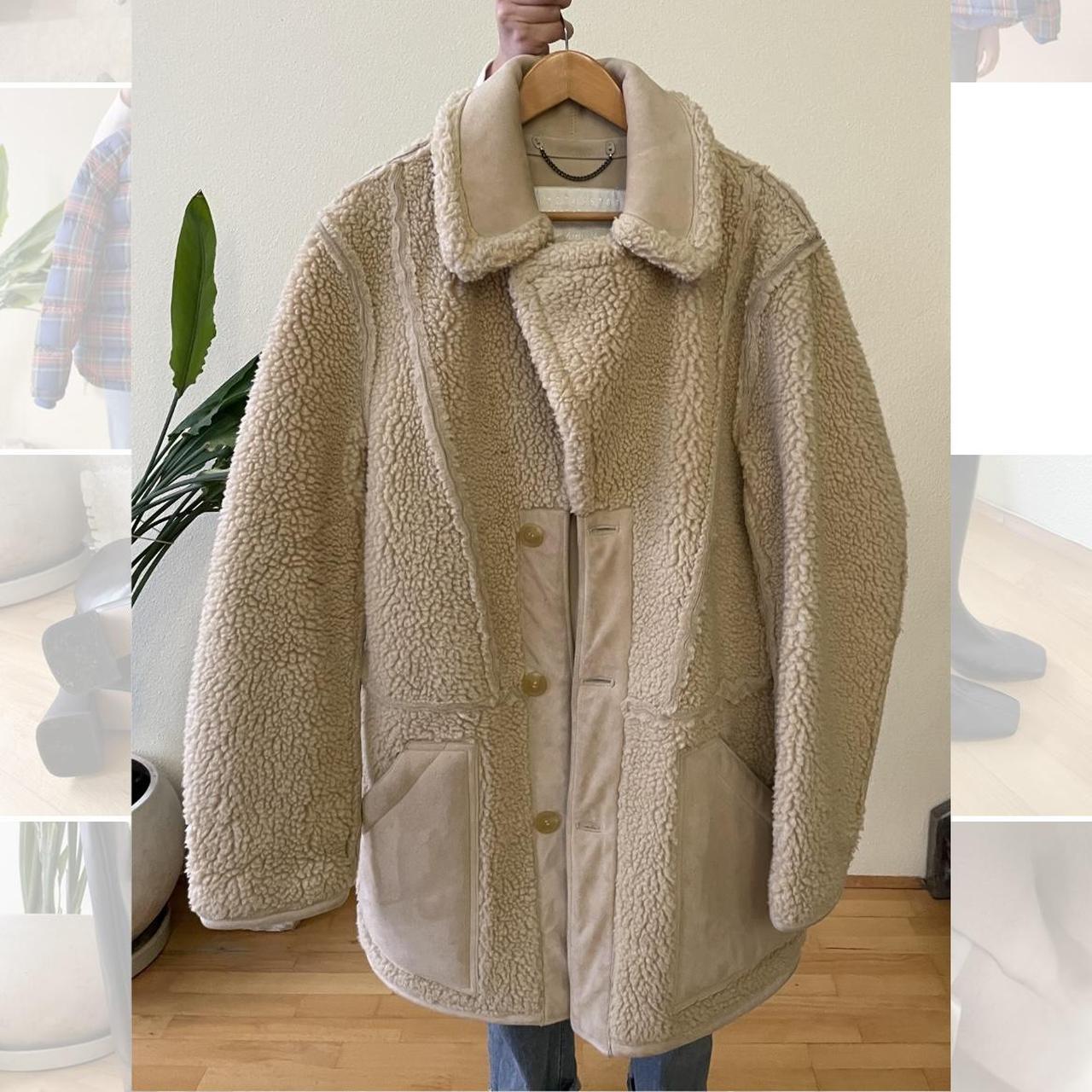 Maison Martin Margiela / H&M Suede Coat US Womens... - Depop