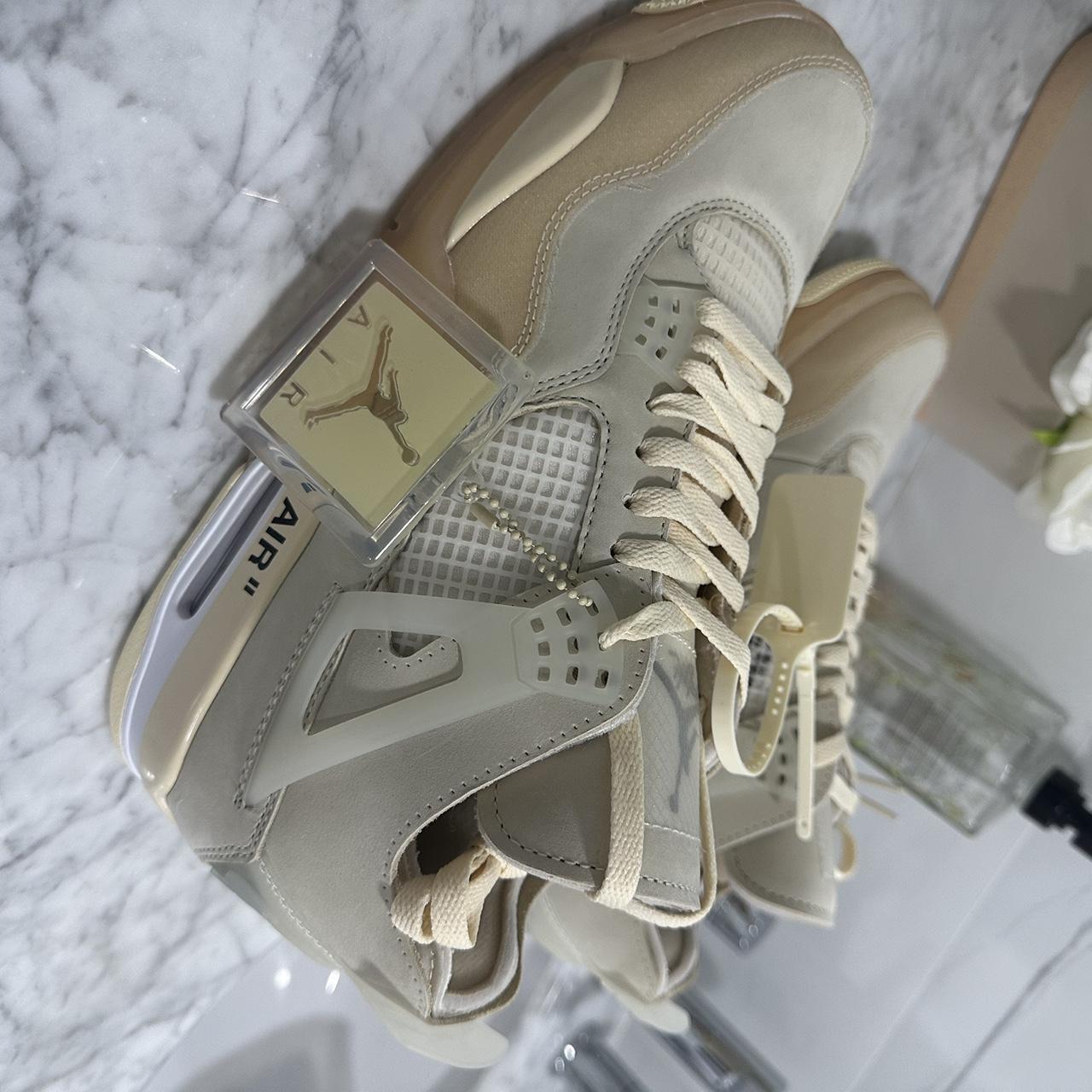 womens jordan 4 off white sail