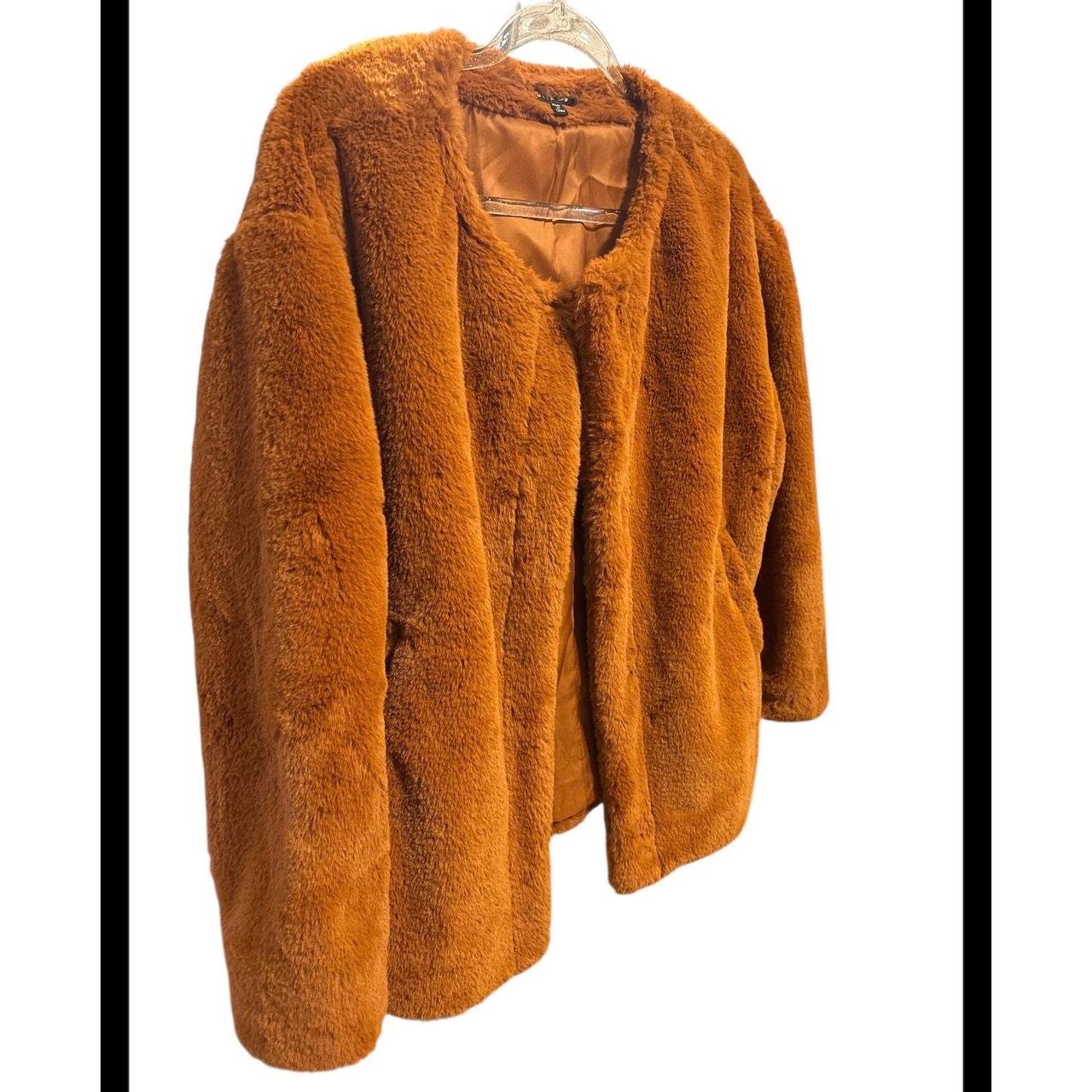 Source Unknown Women's Polyester Jacket - Brown/Y… - image 2