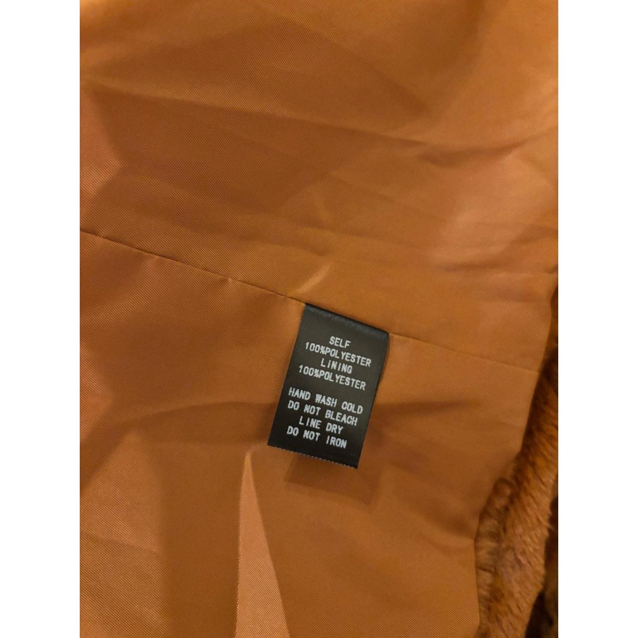 Source Unknown Women's Polyester Jacket - Brown/Y… - image 7