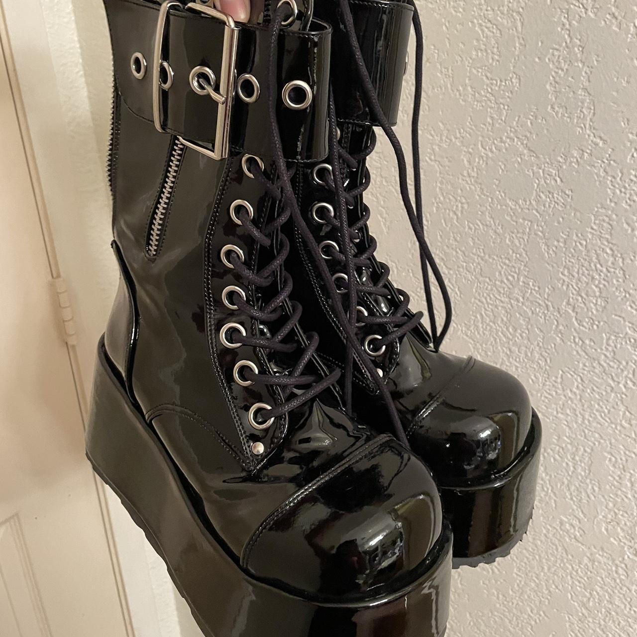 demonia mens platform boots
