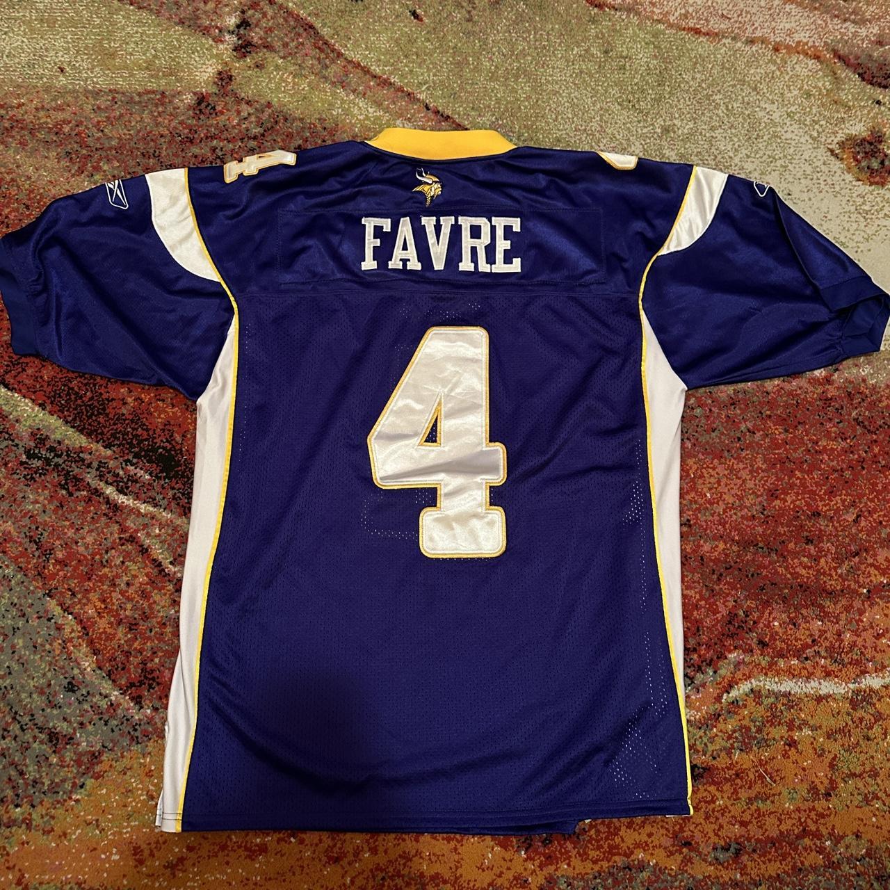 Brett Favre Minnesota Vikings Reebok Men Jersey - Depop