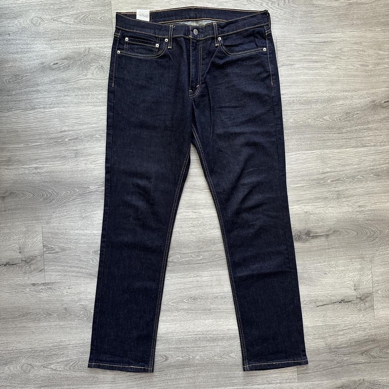 Levi’s Levi Strauss & Co 511 Slim Dark Washed Blue... - Depop