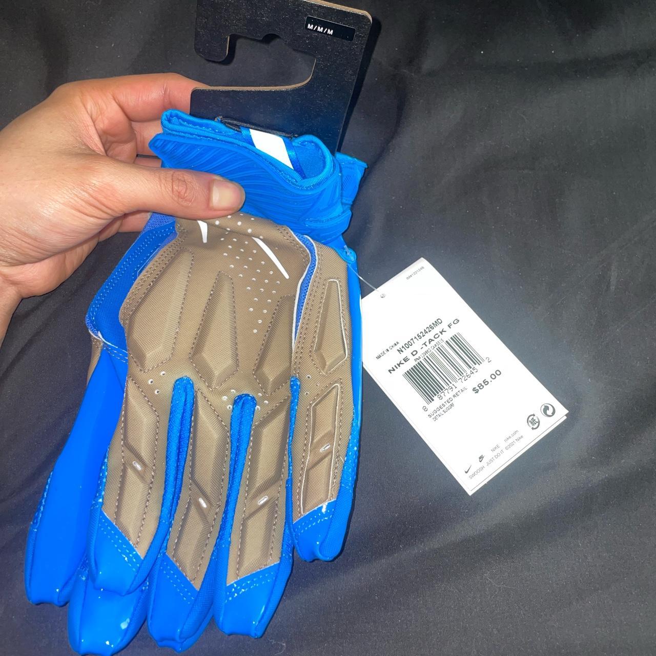 Brand new off-white football gloves - Depop