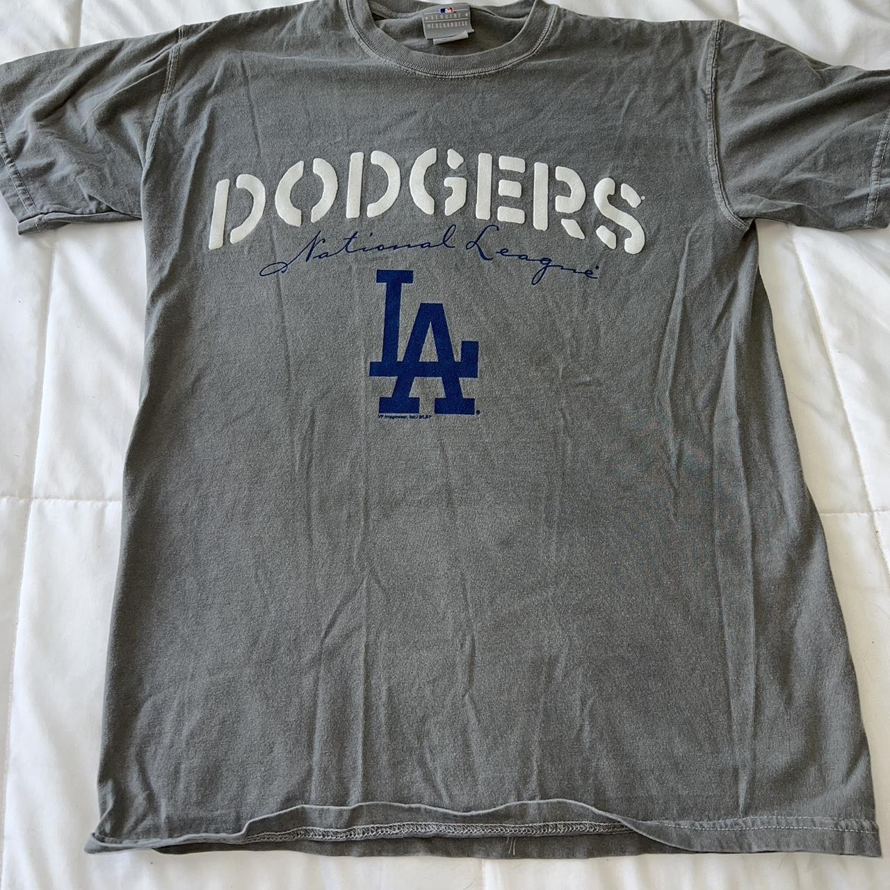 LA Dodgers MLB Gray Tee✨ Los Angeles Dodgers MLB - Depop