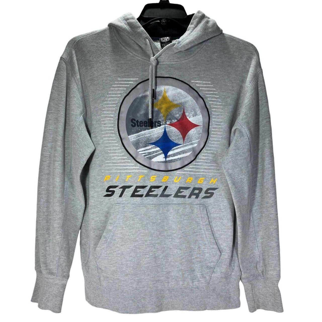 Grey steelers online hoodie