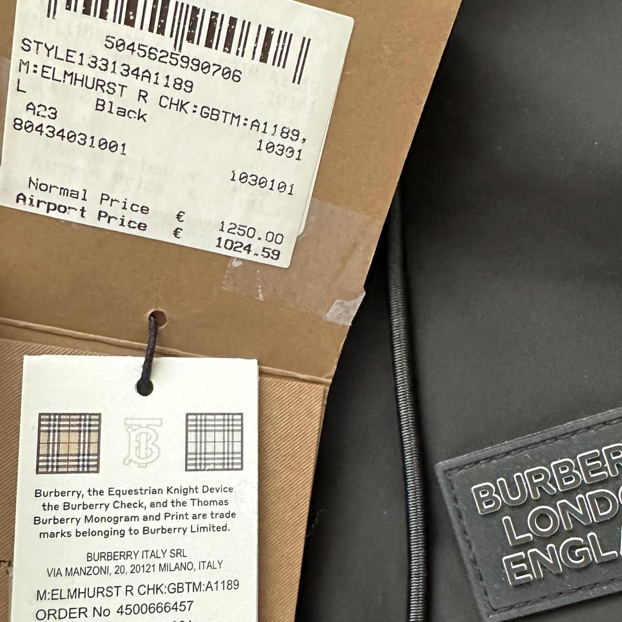 Burberry London Reversible Jacket Black/Beige Depop