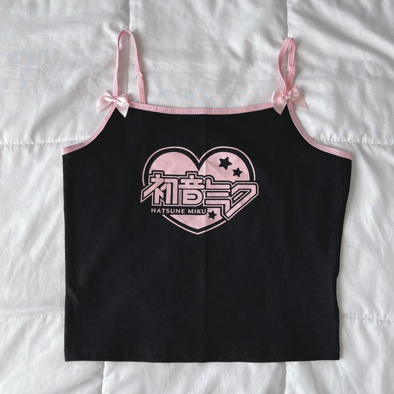 Dolls Kill X Hatsune Miku Cropped Tank Top • Size... Depop