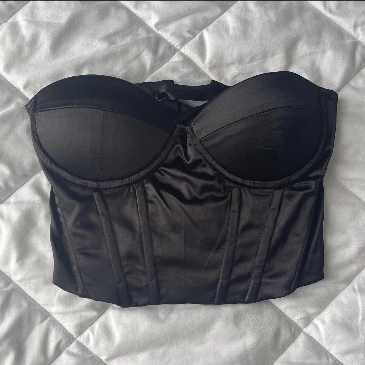 Princess Polly Women's Black Corset | Depop