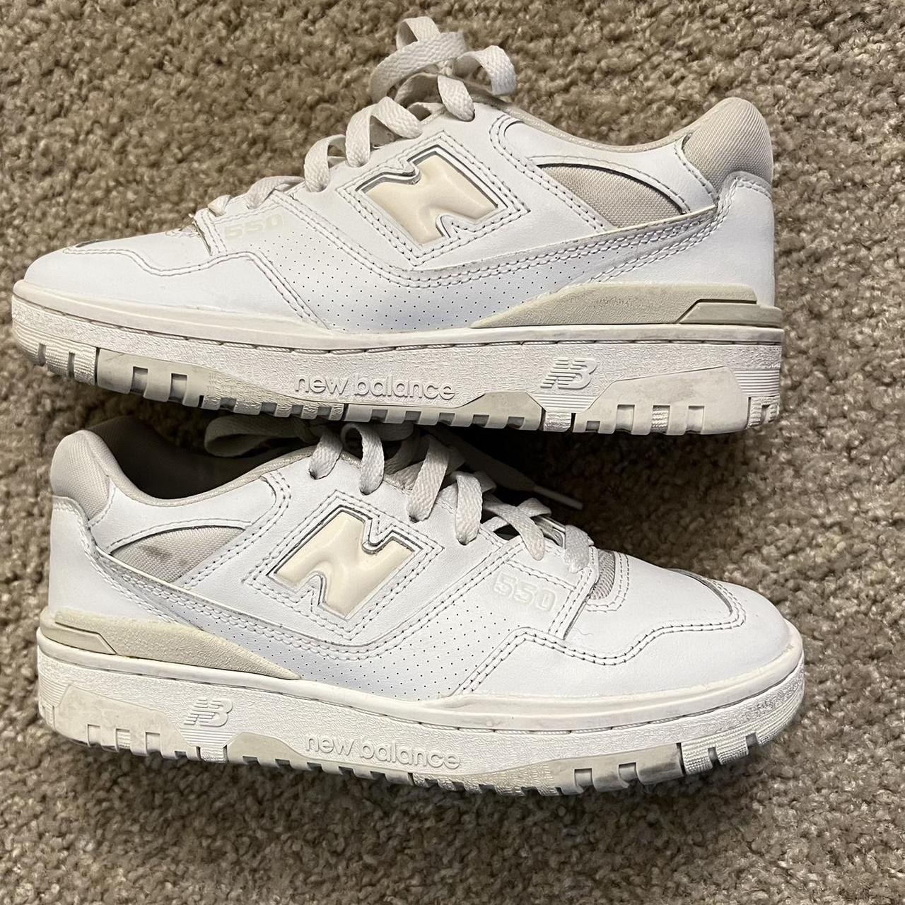 New Balance 550 Silver Birch #newbalance #550 #sneaker - Depop