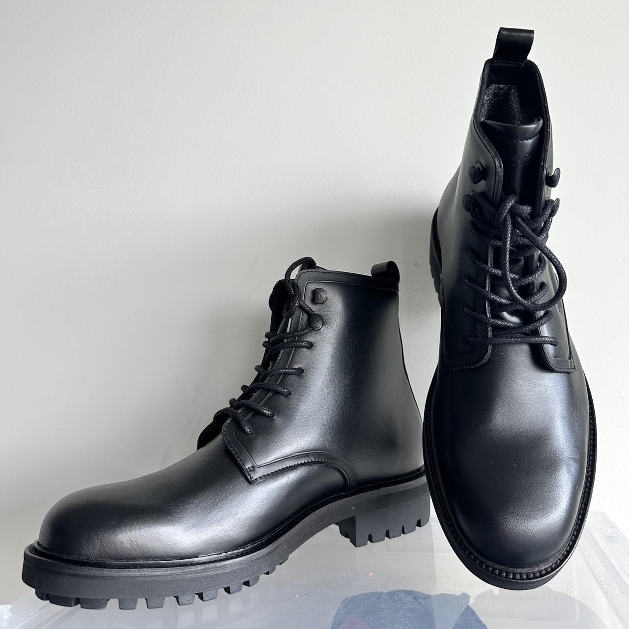 calvin klein boots black
