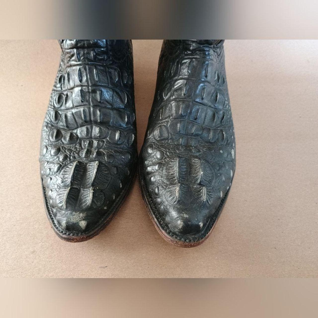 Source Unknown Men's Boots - Black/Blue - US 8 – … - image 2