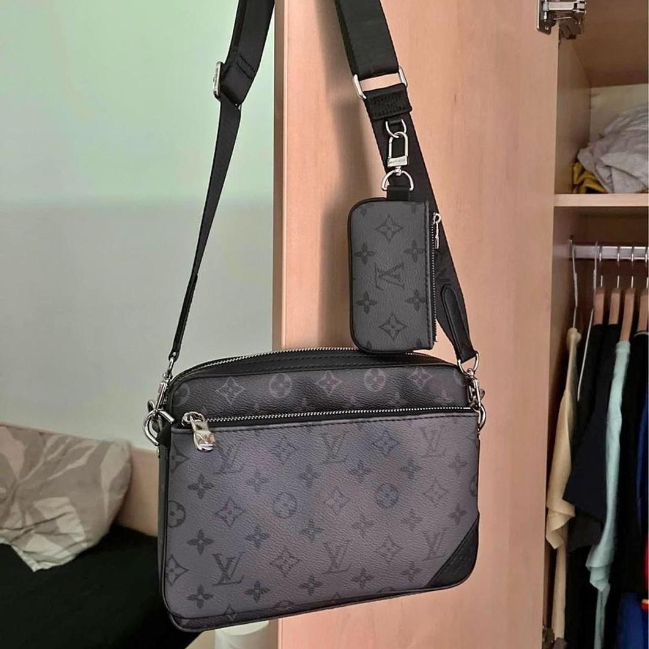 LV Messenger Trio Bag - Depop