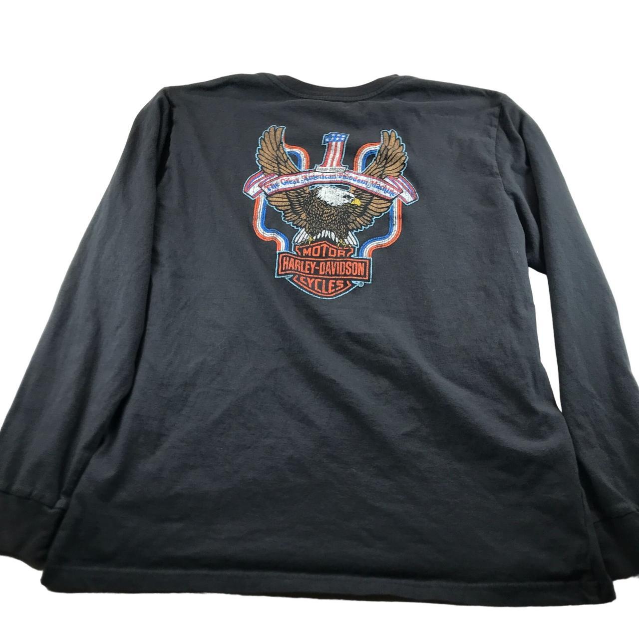 Harley Davidson Mens Long Sleeve T-Shirt Size XL... - Depop