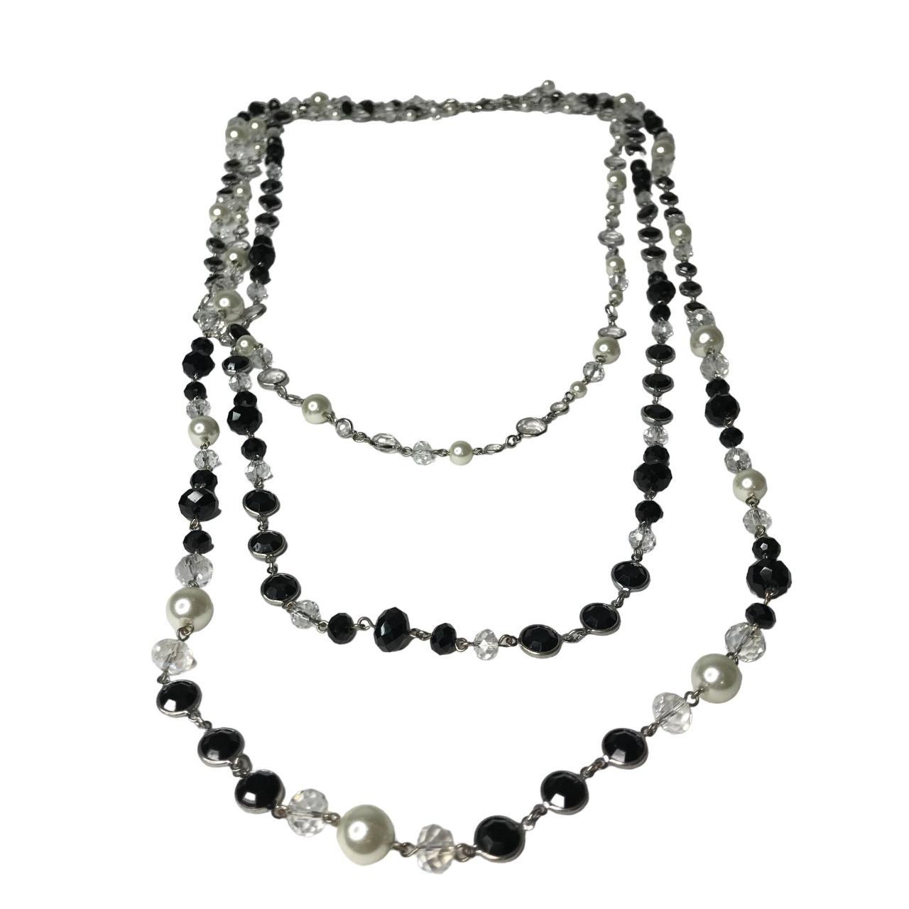 white-house-black-market-women-s-silver-and-black-jewellery-depop