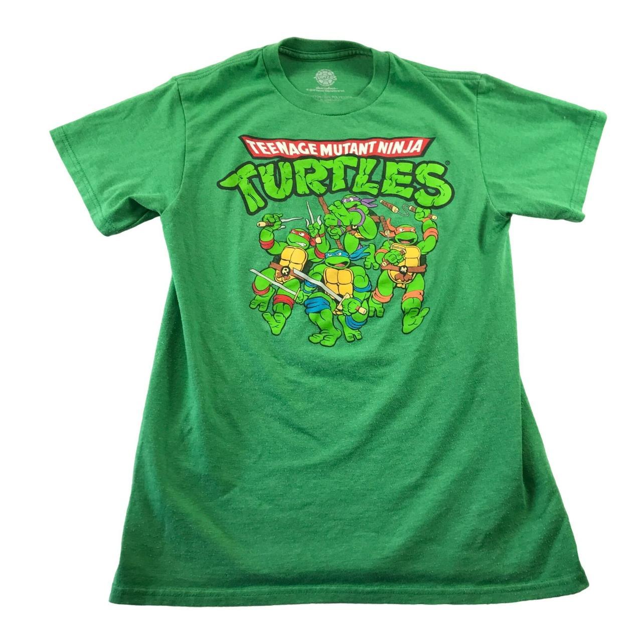 Nickelodeon Teenage Mutant Ninja Turtles Green T Shirt Size S Small