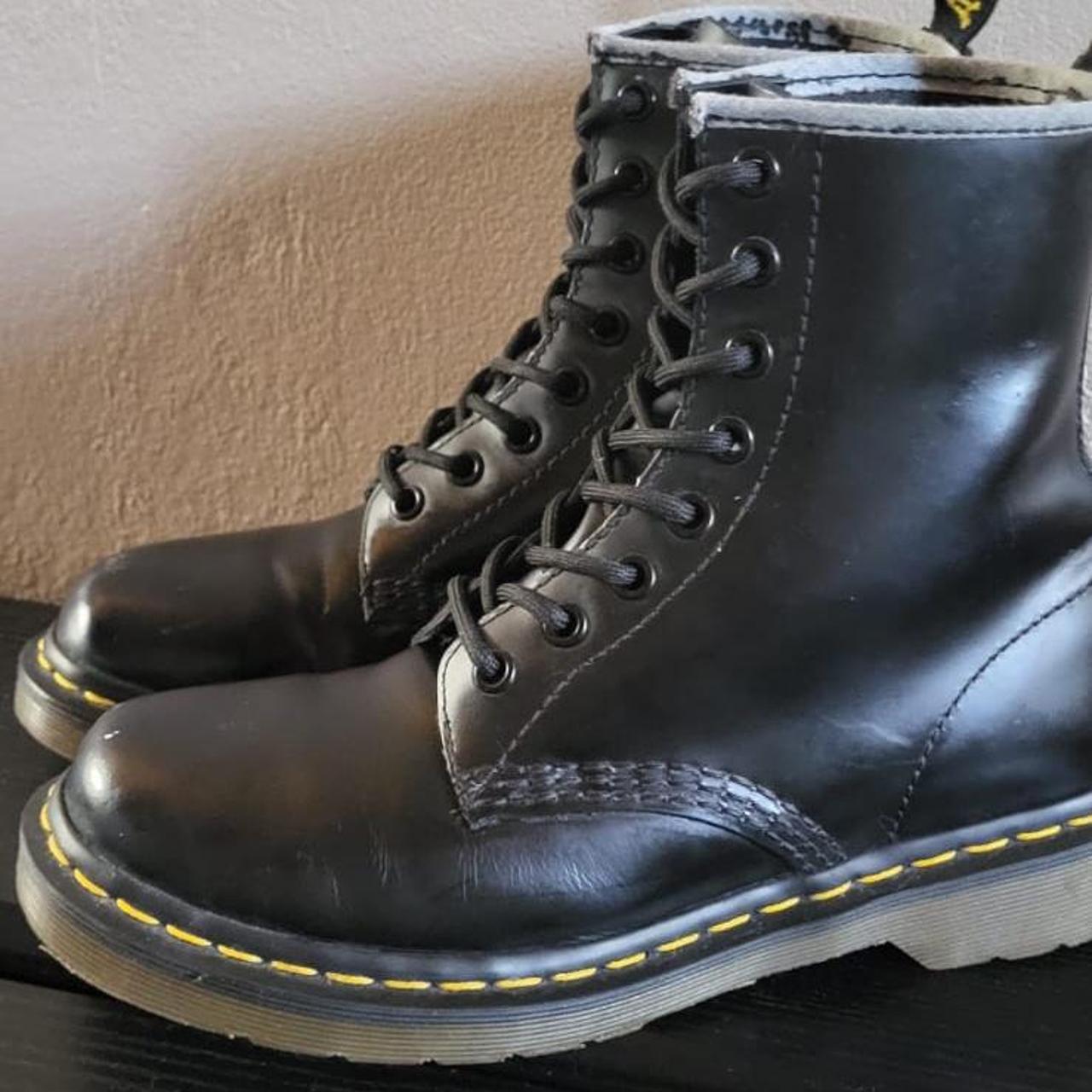 classic smooth leather 1460 doc martens! polished,... - Depop