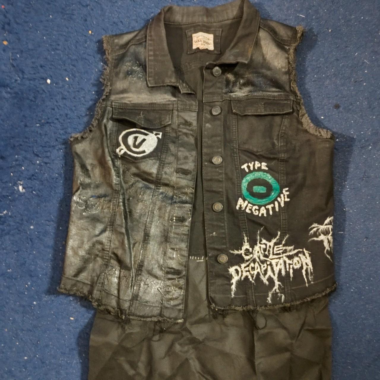 Mens on sale punk vest