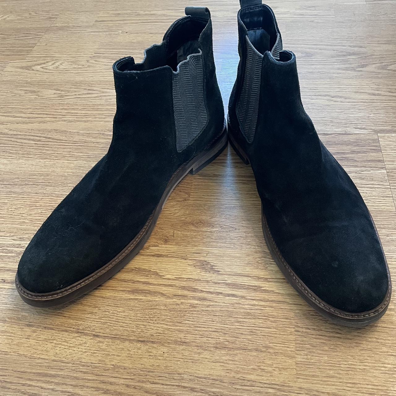 Steve Madden Chelsea boot Black suede size 12