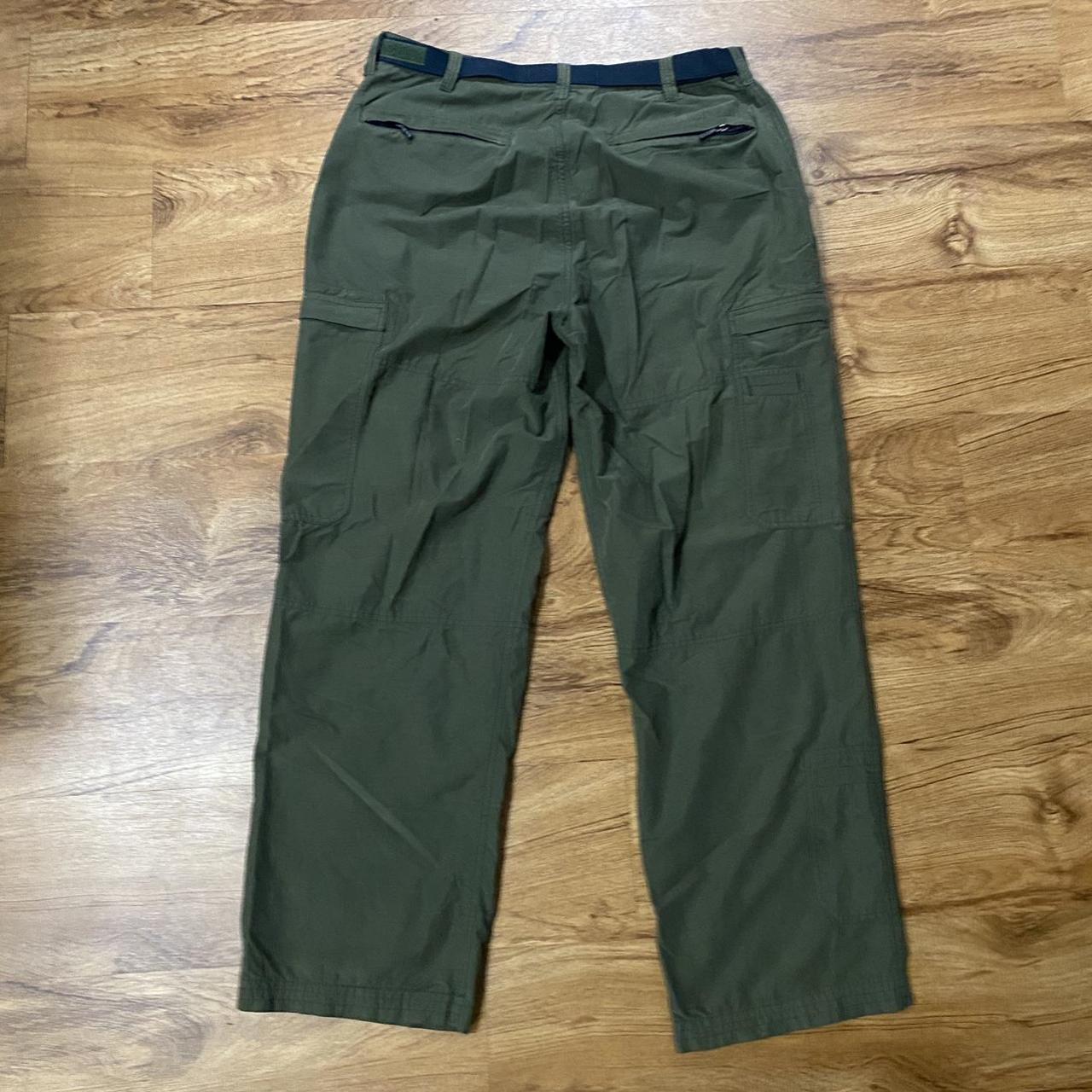 Emergency Exit Olive Green Cargo Pants 36x30 Baggy... - Depop