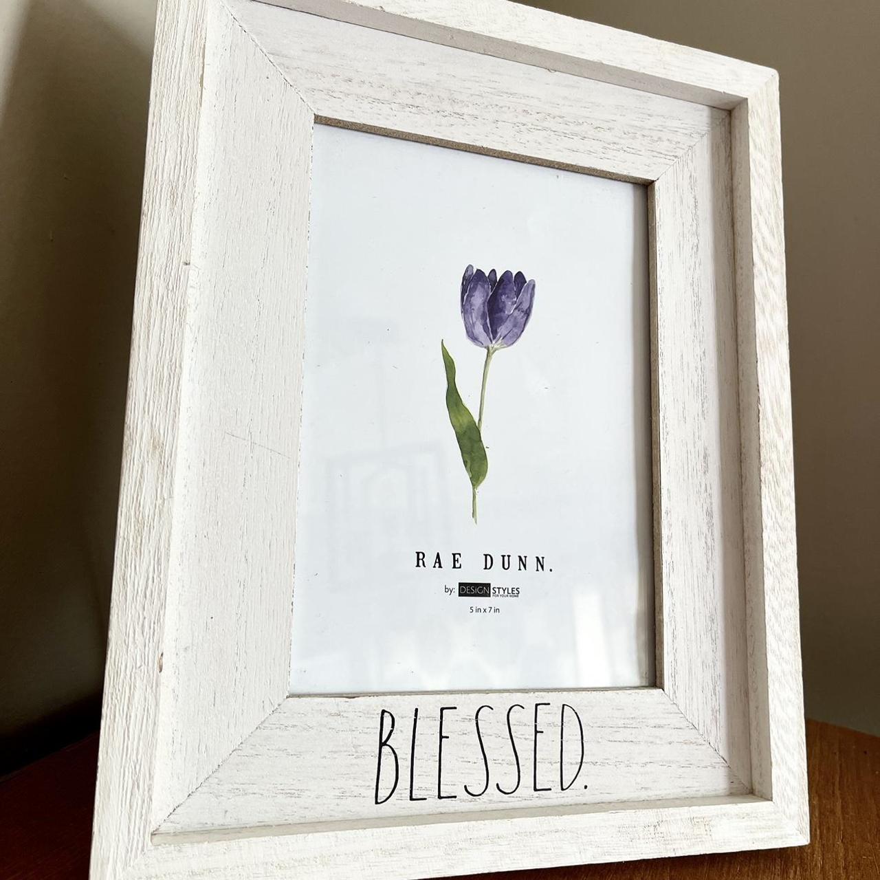 Rae Dunn “Blessed” 5x7 photo frame RaeDunn... Depop