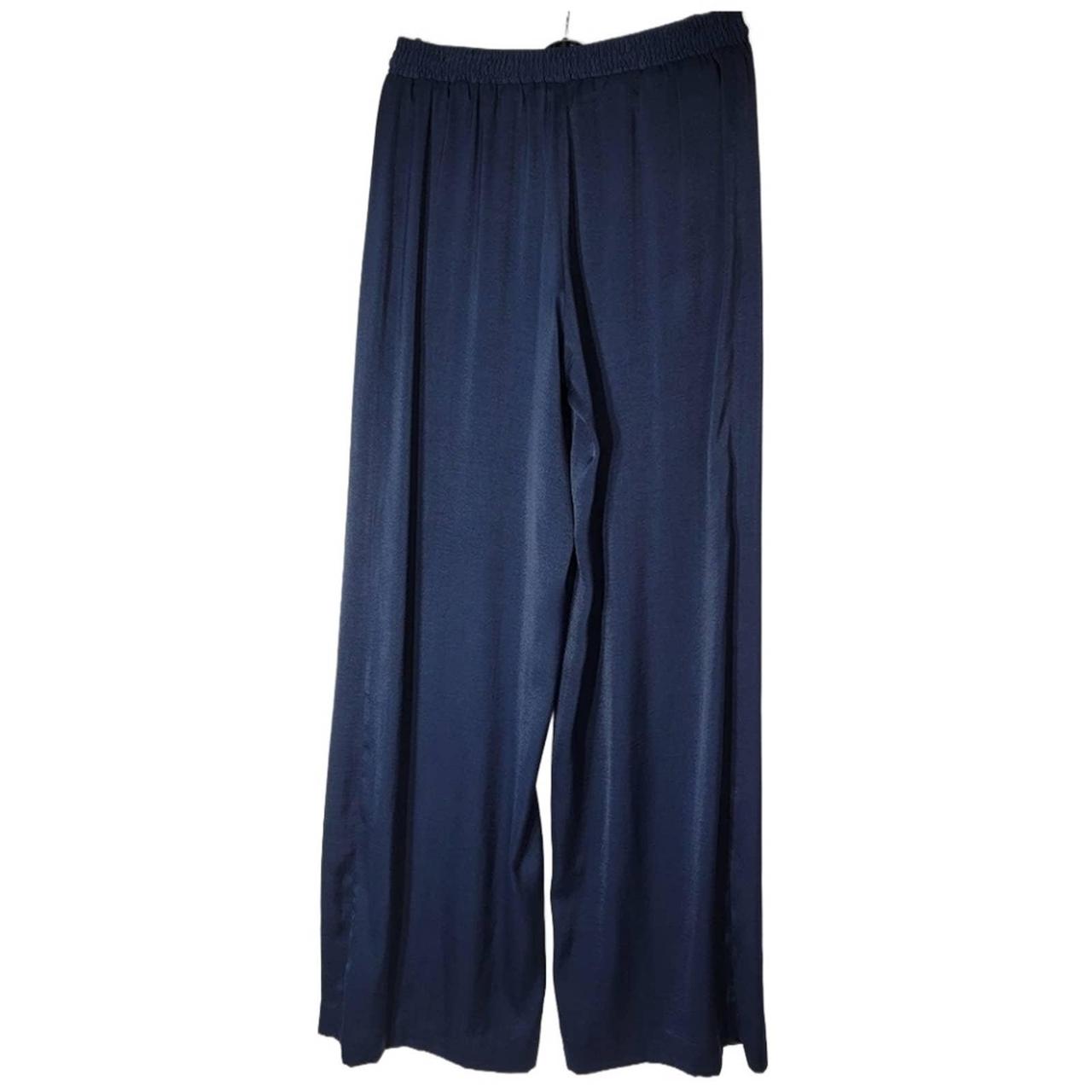 BCBGMAXAZRIA Joan Silky Carbon Flowy Pants XXS Depop