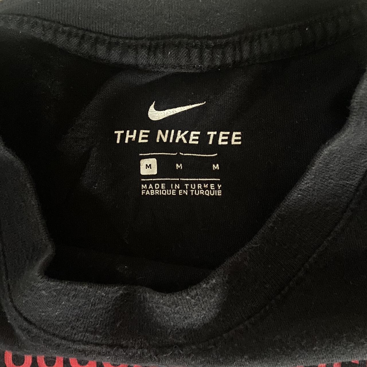 Black Nike t shirt size m - Depop