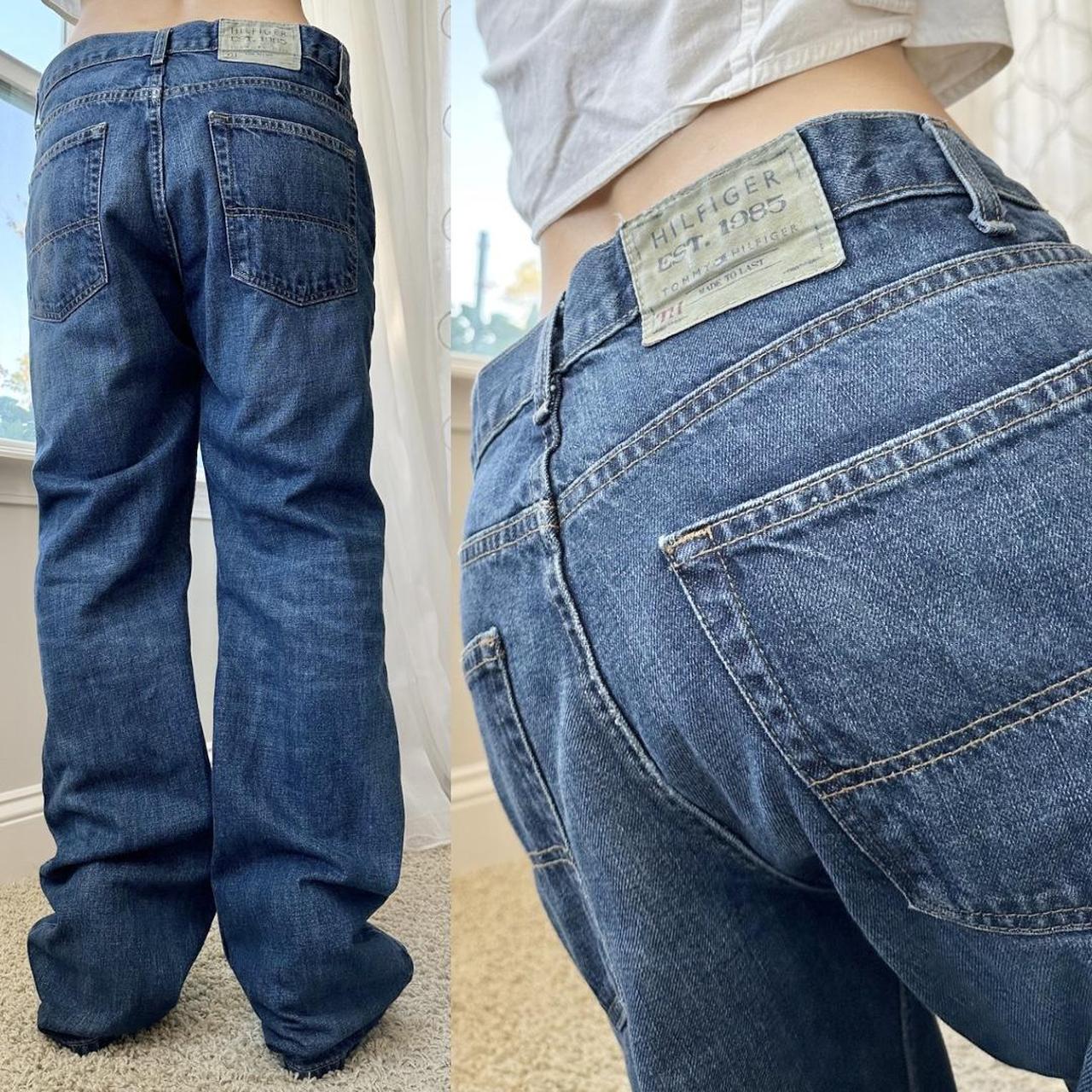 Bootcut medium wash jeans. Wear it fitted or baggy... - Depop