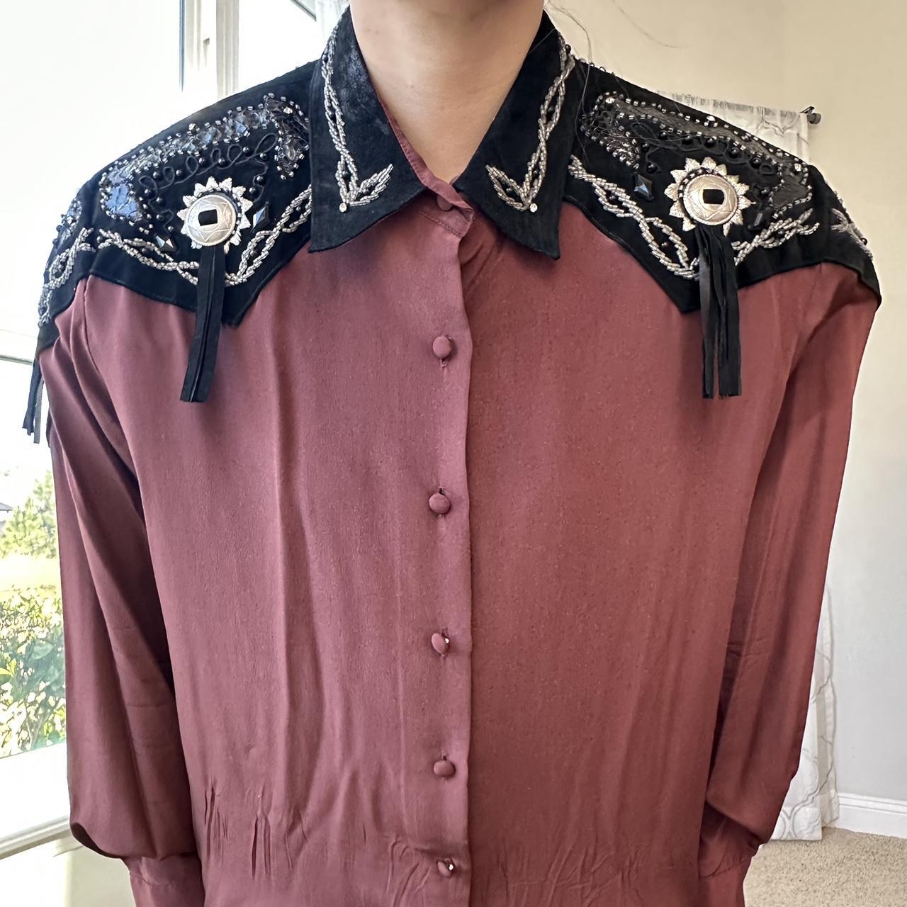 Silk on sale cowboy shirt