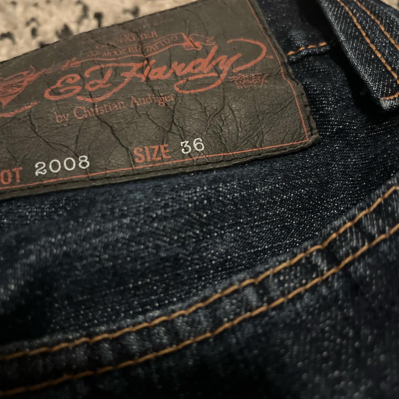 Ed hardy jeans 36 by 36 - Depop