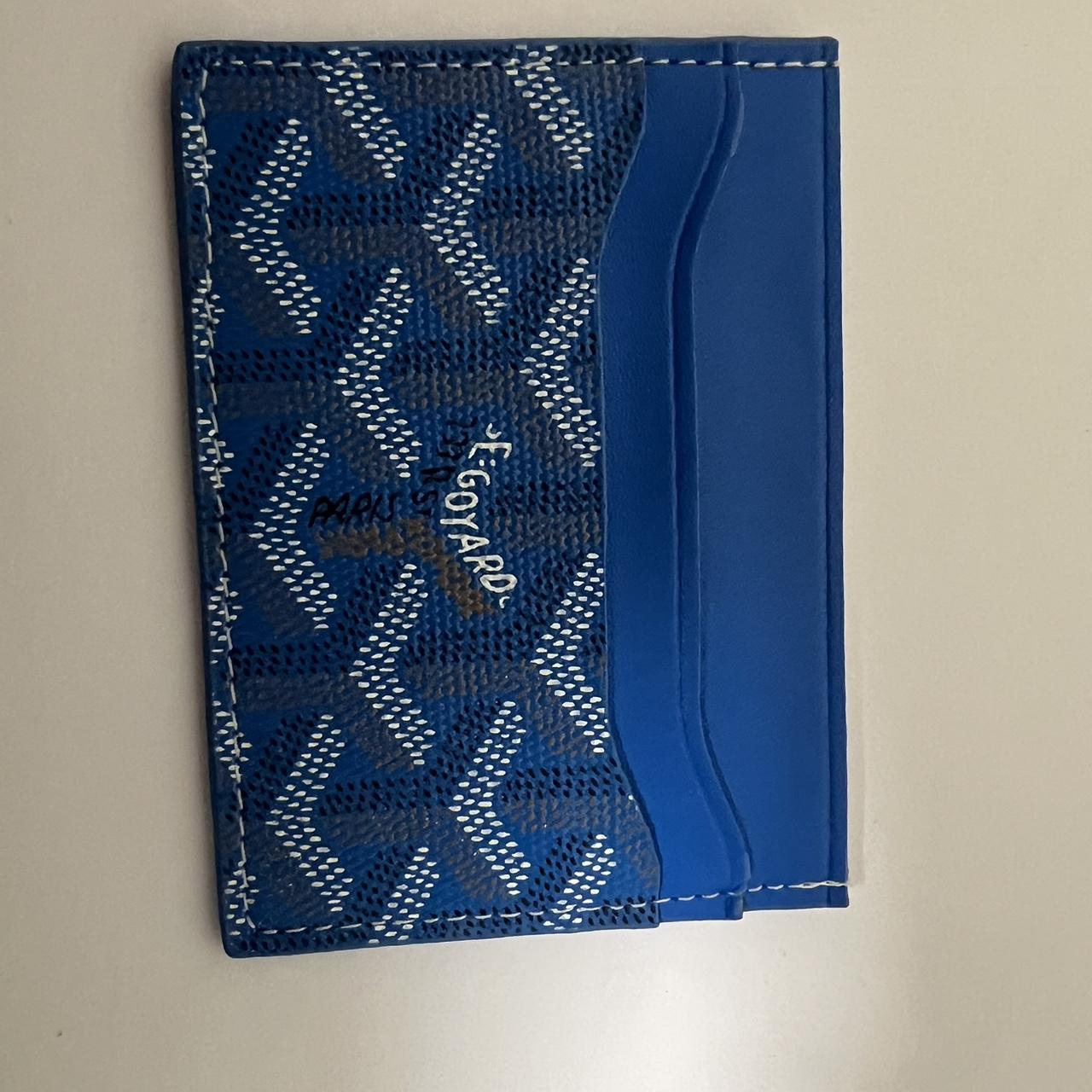 Brand new Goyard wallet navy blue #designer #highend - Depop