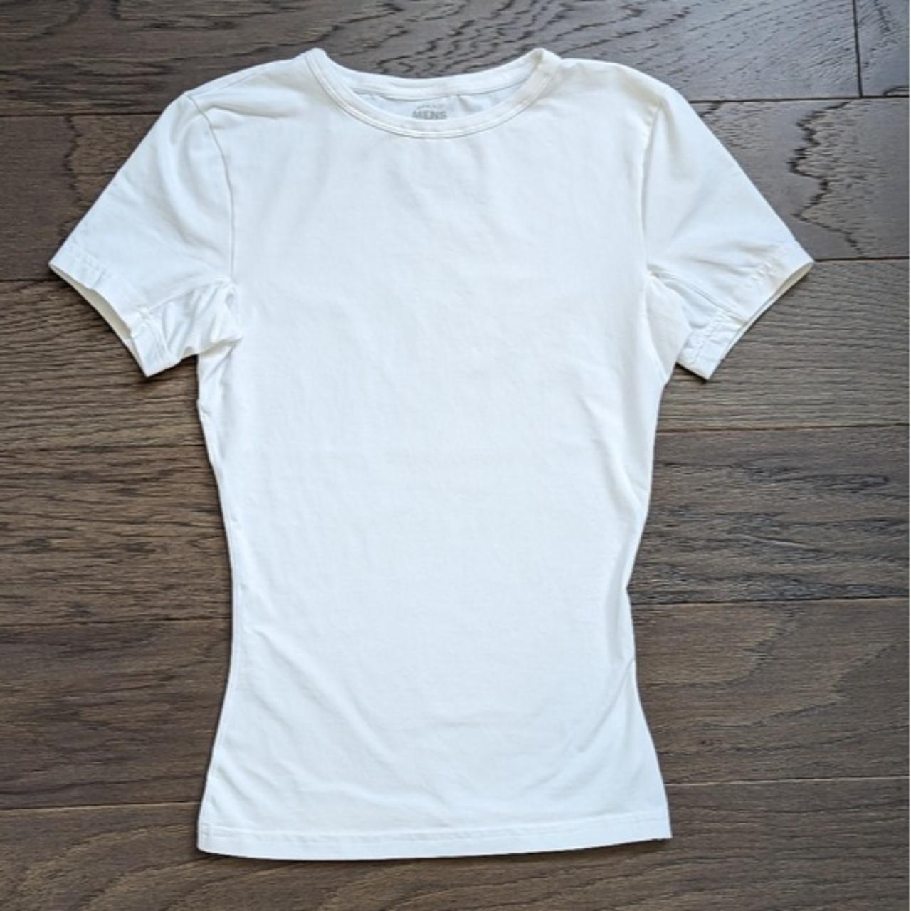 SPANX Mens White Sculpt Crew Neck T-Shirt Size - Depop