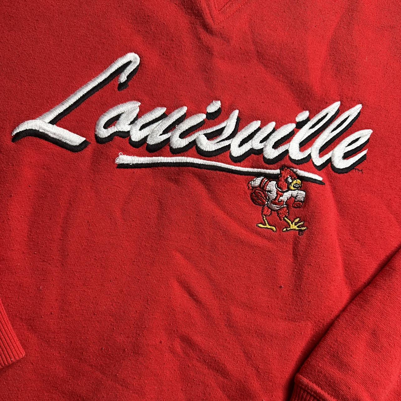 Louisville Cardinals Grey Sweatpants Size S ~Grey - Depop