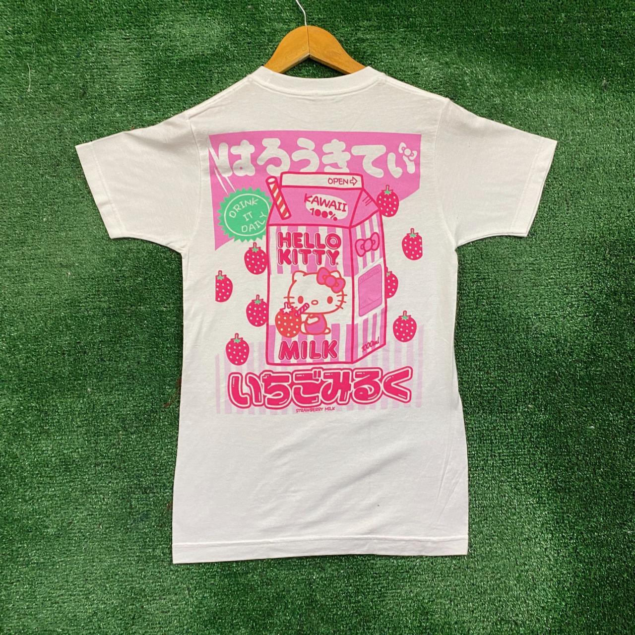 Pink hello kitty oversized shirt It's size S but is - Depop