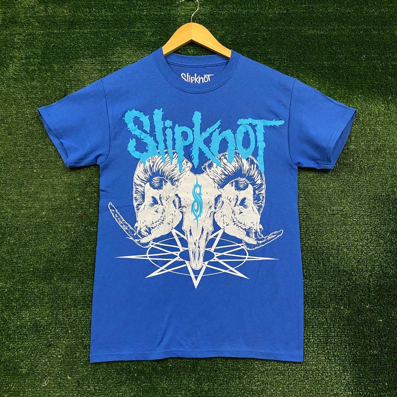 Blue best sale slipknot shirt