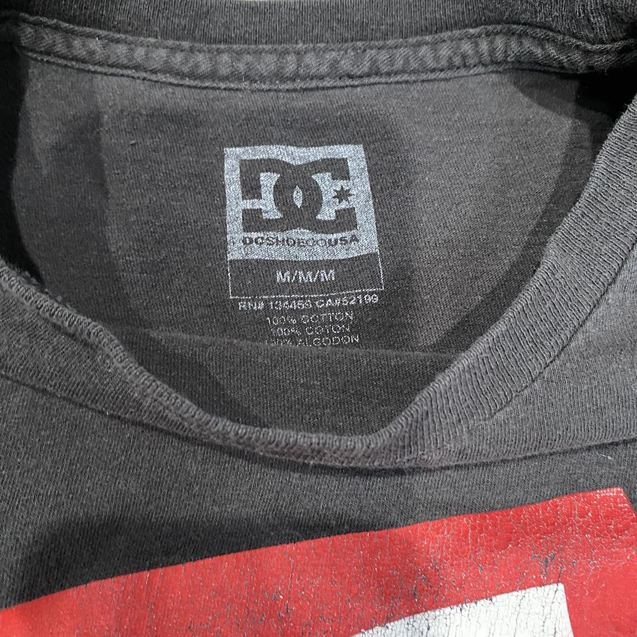 DC skate tee cool dc shirt with logo on front.... - Depop