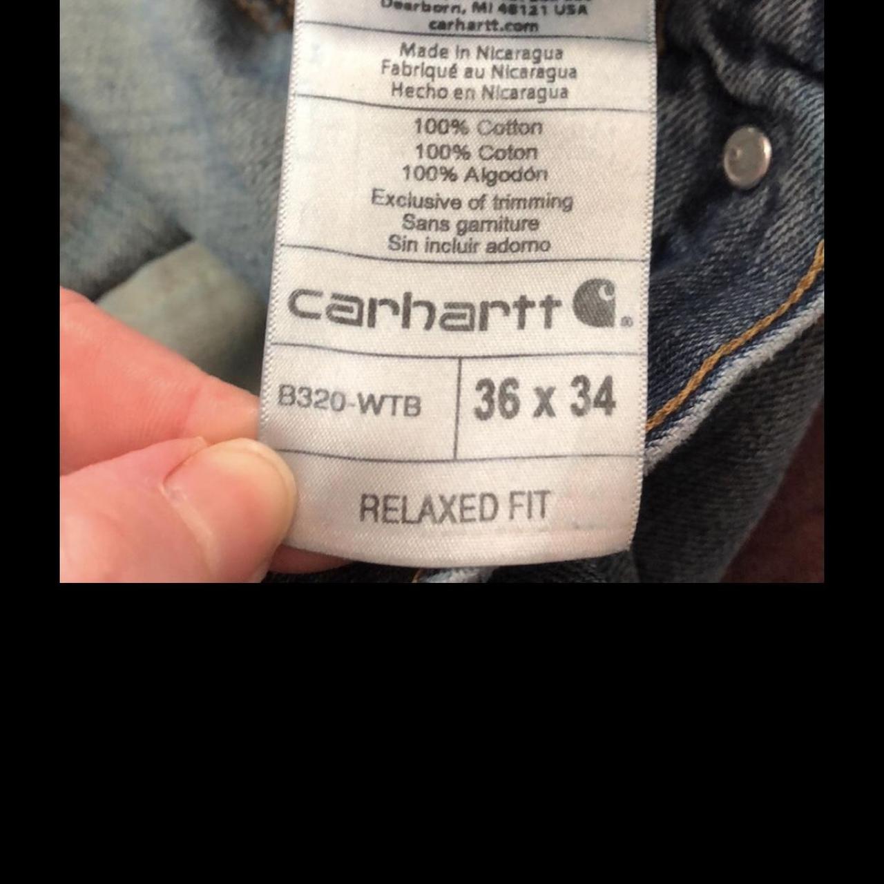 Carhartt b320 clearance relaxed straight jeans